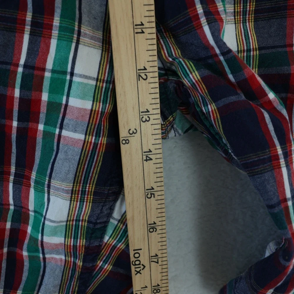 Vintage Polo Ralph Lauren Cargo Shorts Mens 33‎ Multi Madras Plaid 9